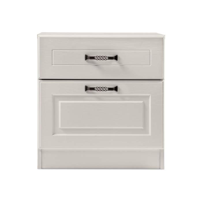 Тумба прикроватная Ливерпуль 08.146 белый / ясень ваниль НМ-1012-100 пвх