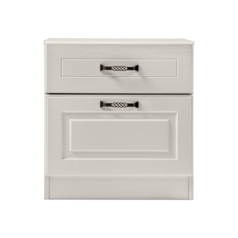 Тумба прикроватная Ливерпуль 08.146 белый / ясень ваниль НМ-1012-100 пвх