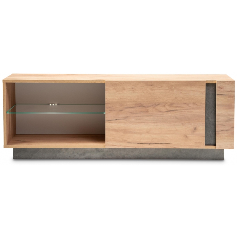 ТВ-тумба Арчи 10.85 дуб золотой craft / камень темный U3705