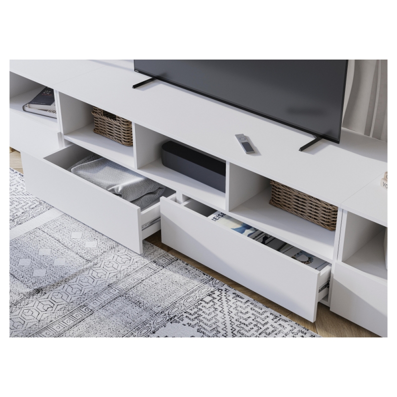 ТВ-тумба Элла ТБ 02 белый / белый