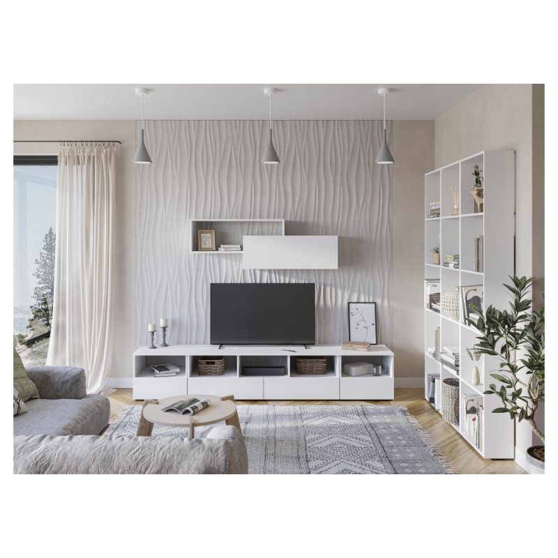 ТВ-тумба Элла ТБ 02 белый / белый