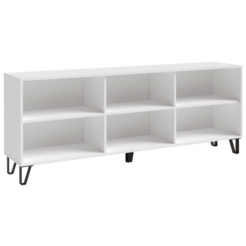 ТВ-тумба Эннис белый / бетон светлый