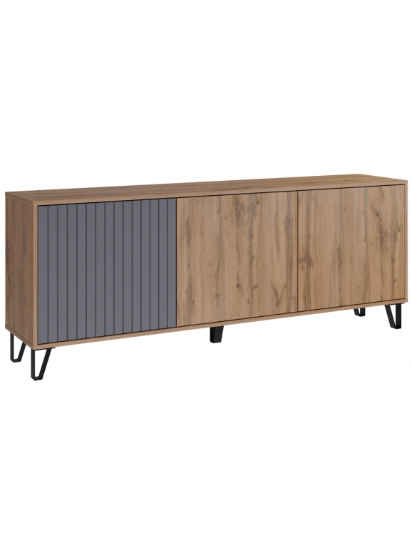 ТВ-тумба Эннис дуб вотан / графит софт