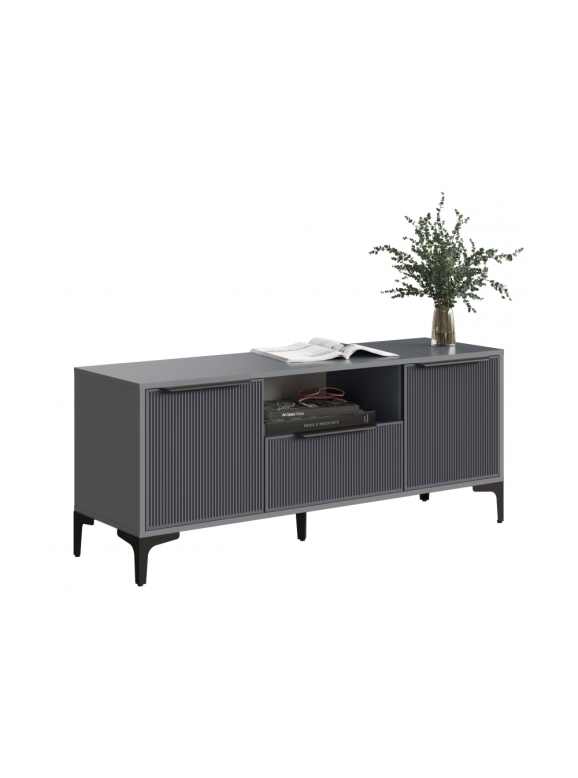 ТВ-тумба Иадама графит / графит софт