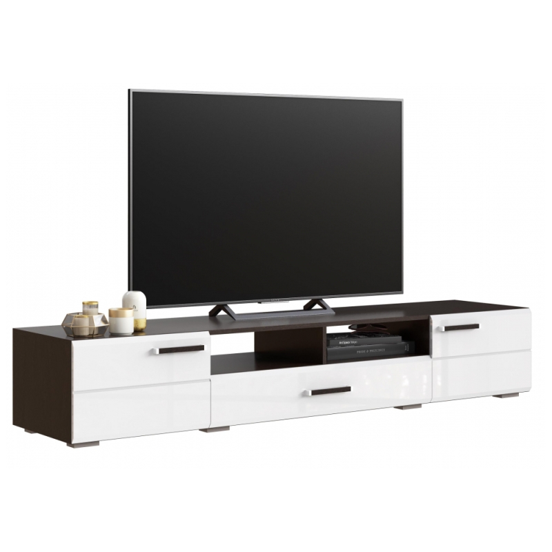 ТВ-тумба Иоги 2.0 венге / белый глянец