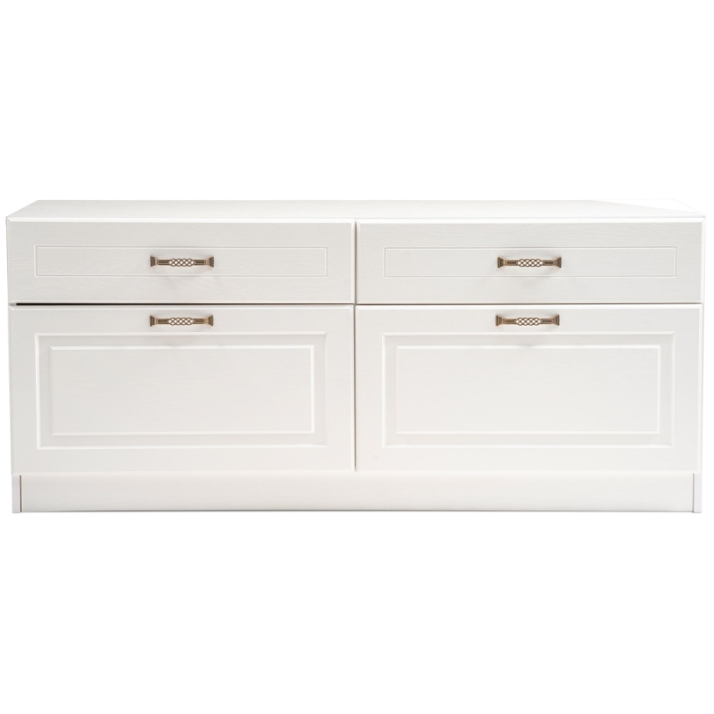 ТВ-тумба Ливерпуль белый / ясень ваниль