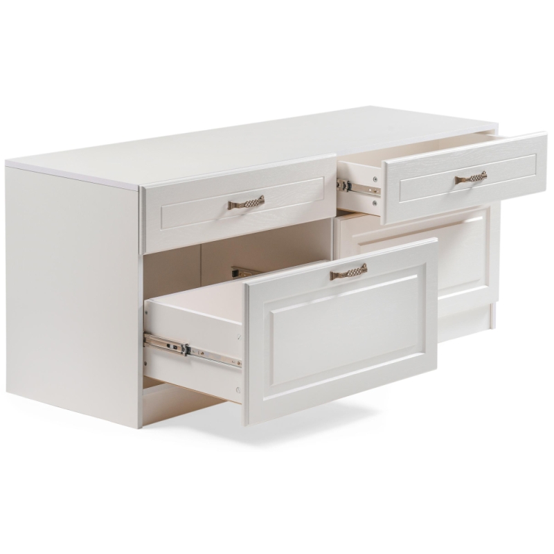 ТВ-тумба Ливерпуль белый / ясень ваниль