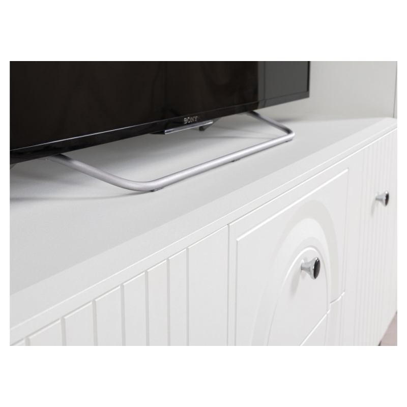 ТВ-тумба Вестра белый шагрень