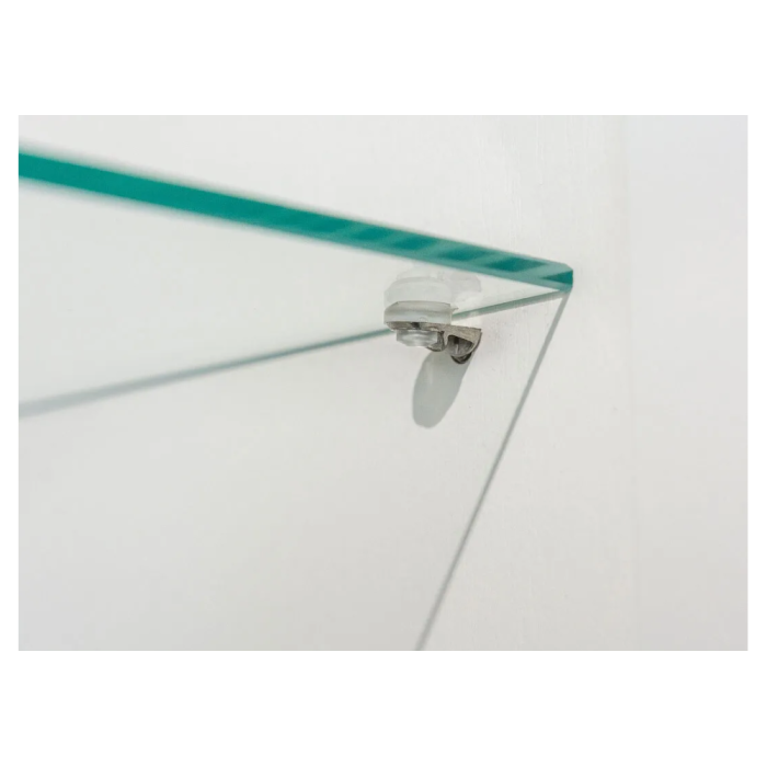 Витрина Ливерпуль белый / ясень ваниль