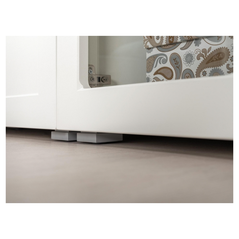 Витрина Опра 16.394.03 белый PE шагрень / дуб золотой craft