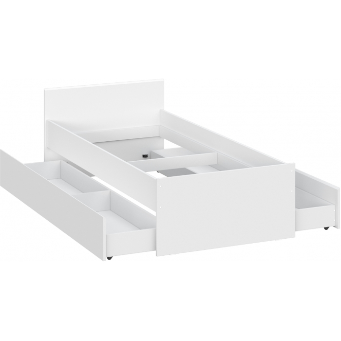 Выдвижной ящик Валенсия белый текстурный