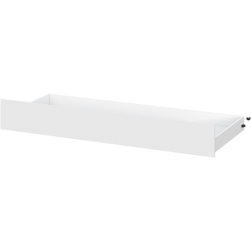 Выкатная кровать Валенсия 80х190 белый текстурный