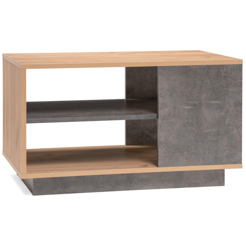 Журнальный стол Арчи 12.01 78х50х46 дуб золотой craft / камень темный U3705