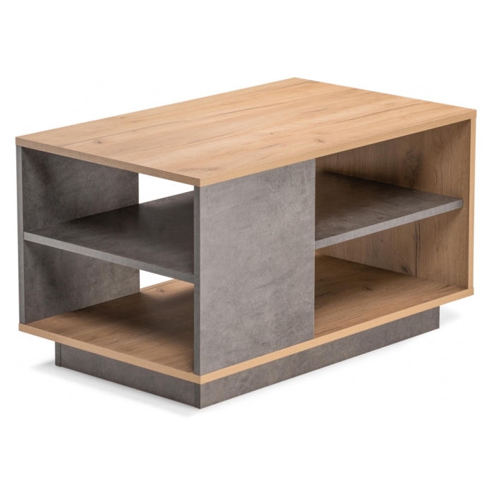 Журнальный стол Арчи 12.01 78х50х46 дуб золотой craft / камень темный U3705