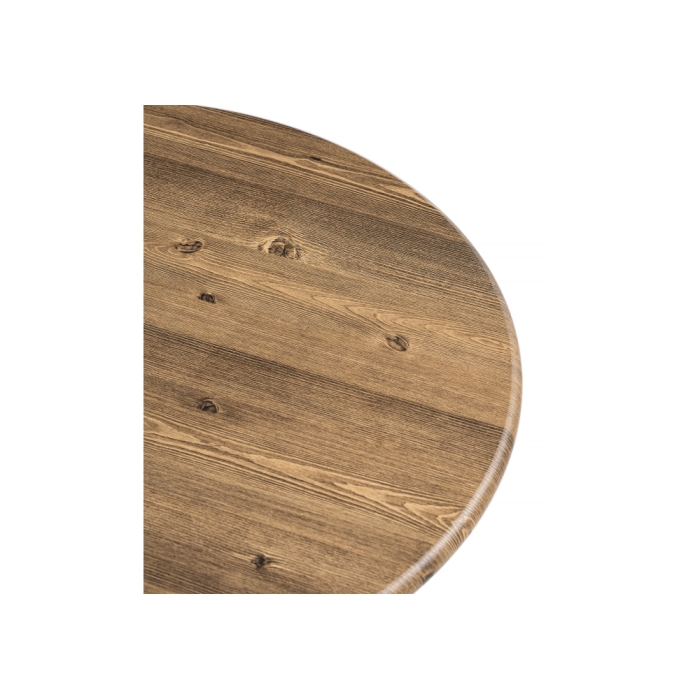 Журнальный столик Амрит 60х56 черный матовый / старое дерево