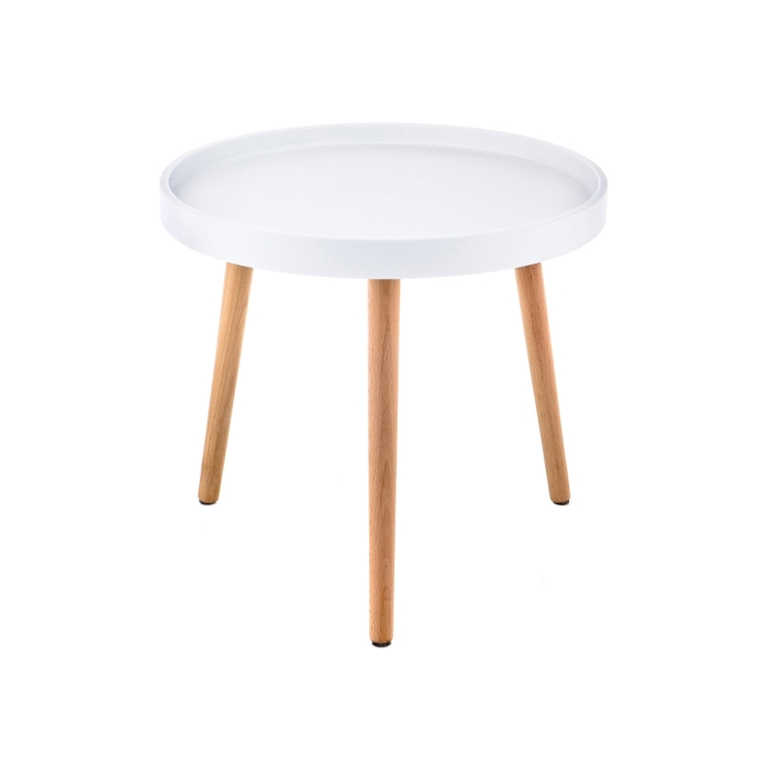 Журнальный столик Hof 50х45 white / wood