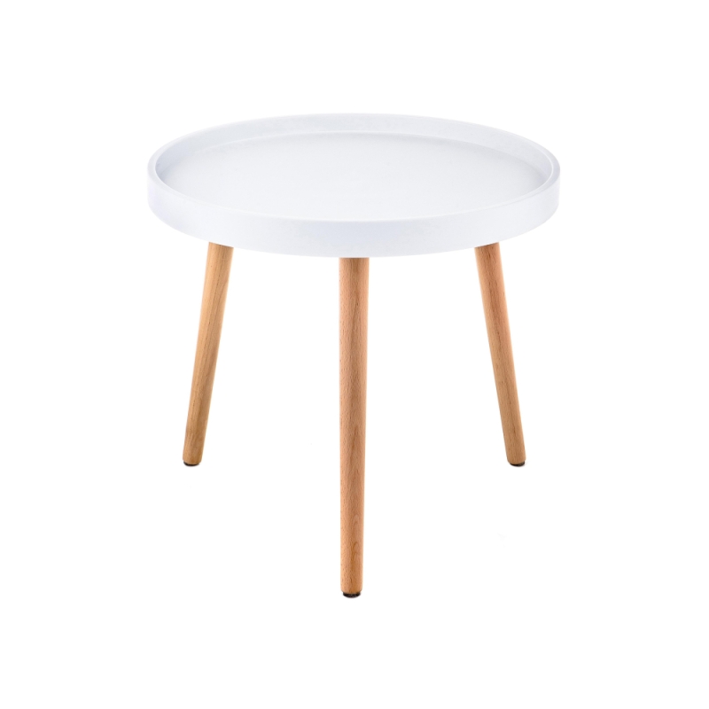 Журнальный столик Hof 50х45 white / wood