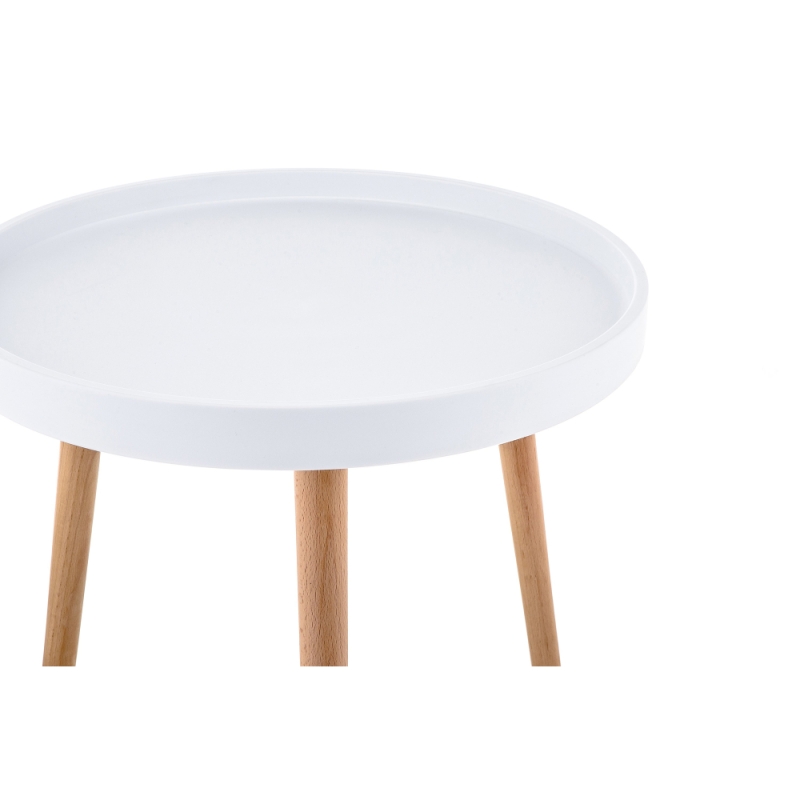 Журнальный столик Hof 50х45 white / wood