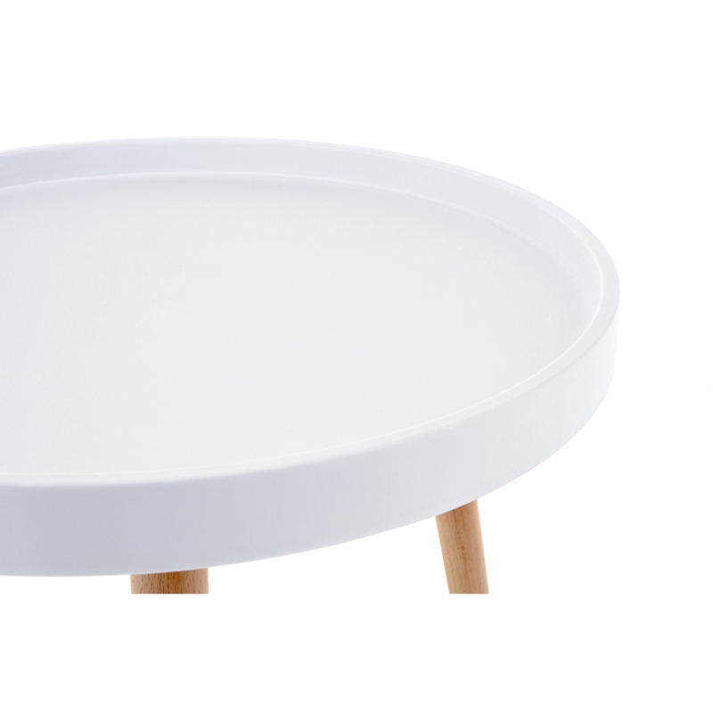 Журнальный столик Hof 50х45 white / wood