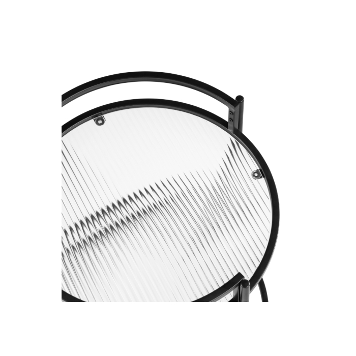 Журнальный столик Kotani 50х79 black / clear