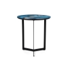 Журнальный столик Роб D-450 45х50 лазурит / черный