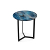Журнальный столик Роб D-450 45х50 лазурит / черный