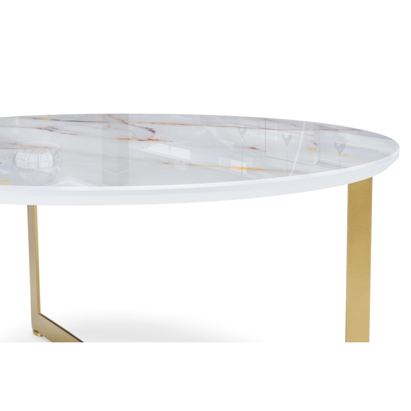 Журнальный столик Роб D-700 70х33 аурум