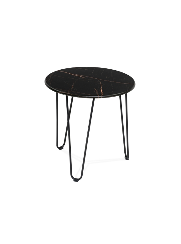 Журнальный столик Шани 60х62 кварц черный