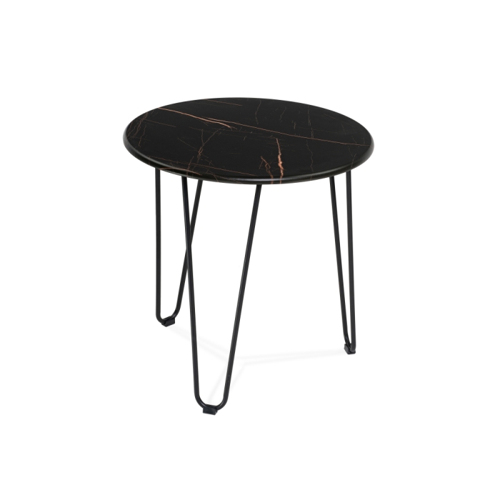 Журнальный столик Шани 60х62 кварц черный