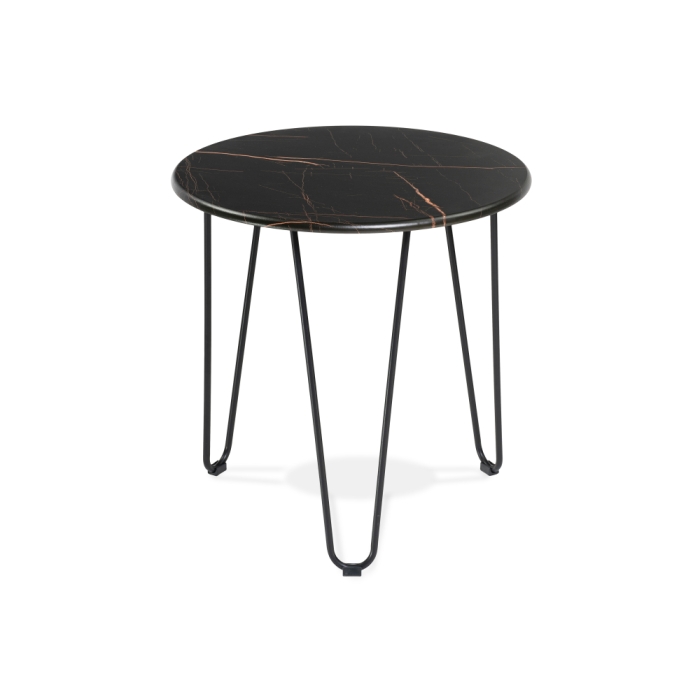 Журнальный столик Шани 60х62 кварц черный