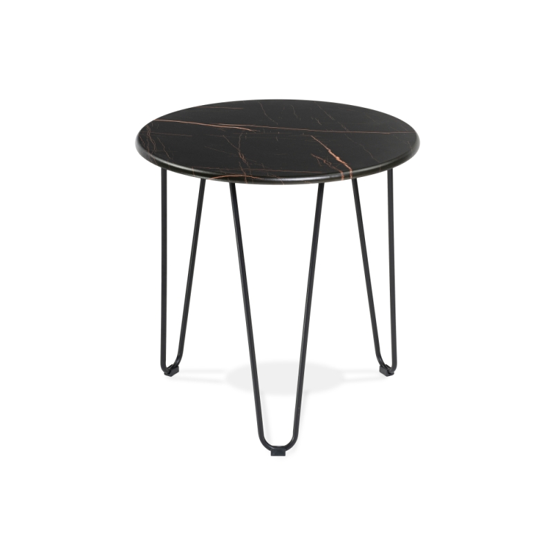 Журнальный столик Шани 60х62 кварц черный