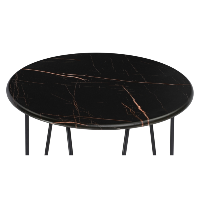 Журнальный столик Шани 60х62 кварц черный