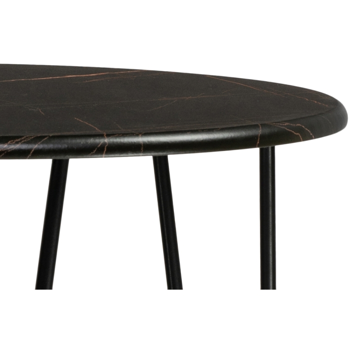 Журнальный столик Шани 60х62 кварц черный