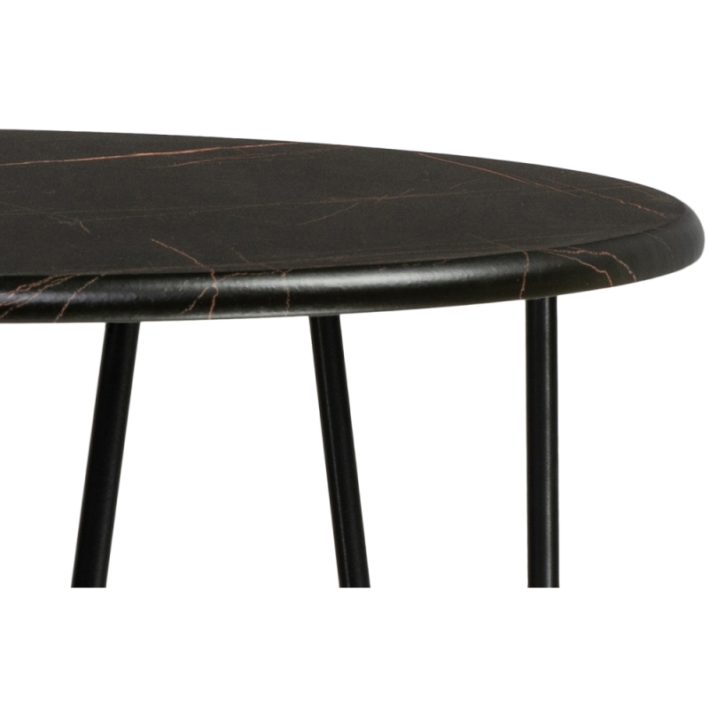 Журнальный столик Шани 60х62 кварц черный