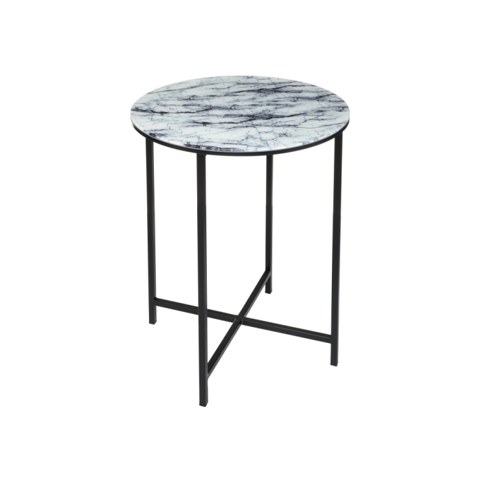 Журнальный столик Волопас 48х60 белый мрамор