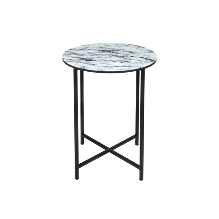 Журнальный столик Волопас 48х60 белый мрамор