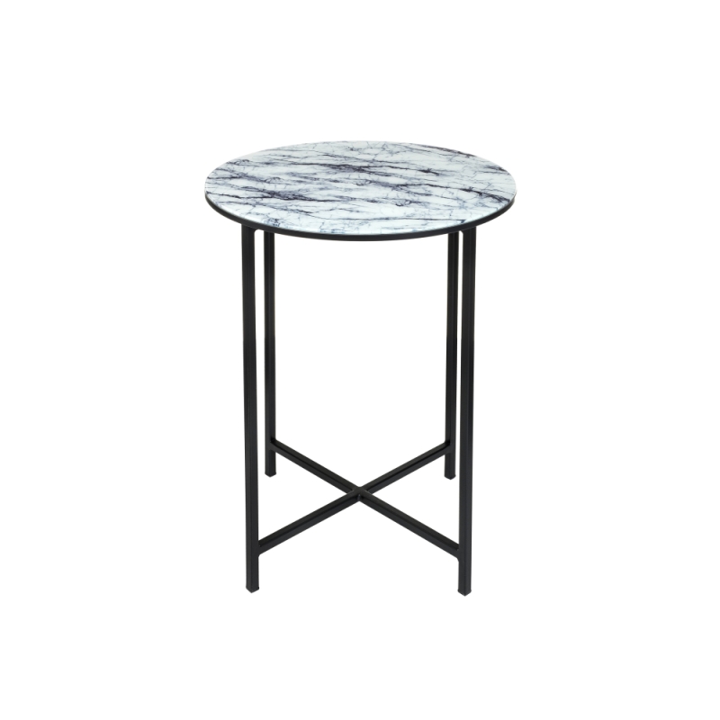 Журнальный столик Волопас 48х60 белый мрамор