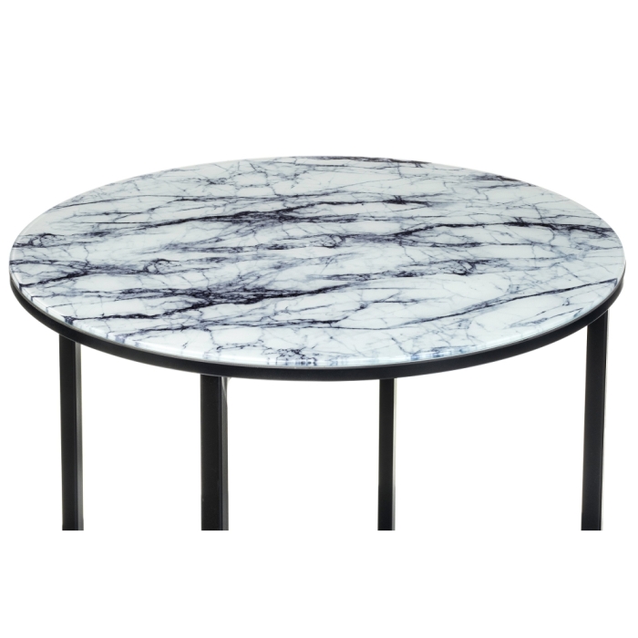 Журнальный столик Волопас 48х60 белый мрамор