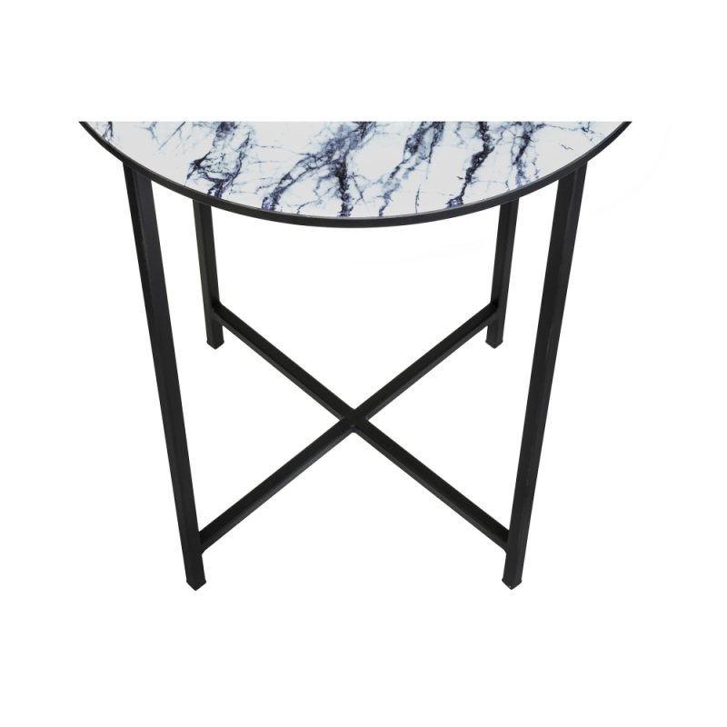 Журнальный столик Волопас 48х60 белый мрамор