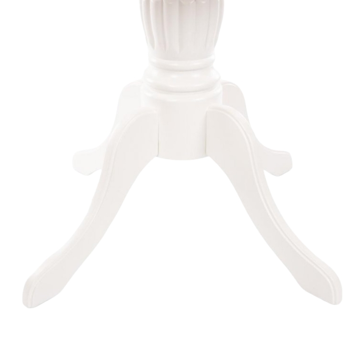 Стол раскладной Toskana 90(125)х90х75 молочно-белый