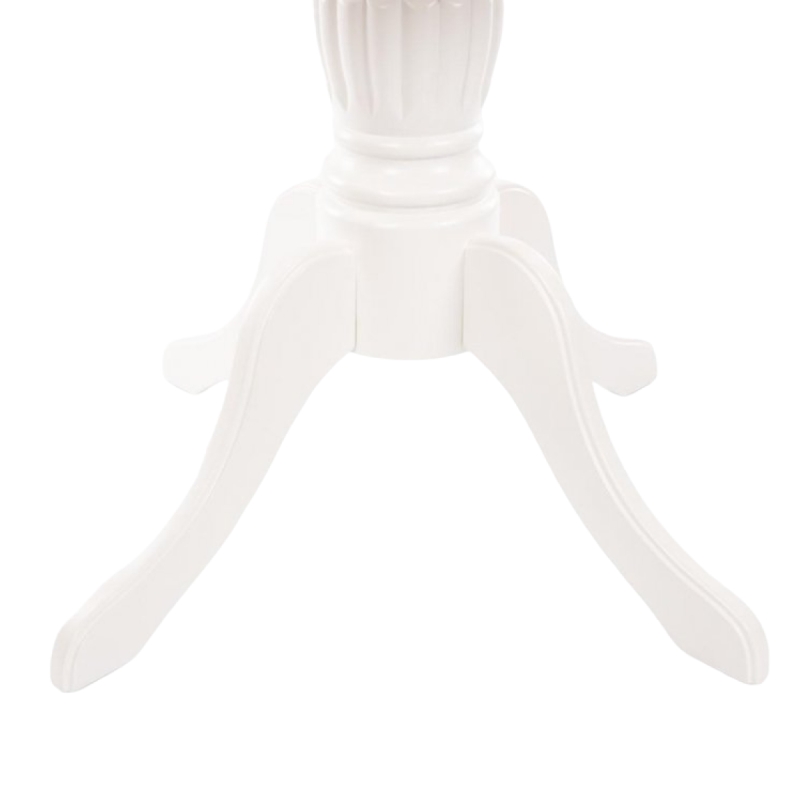 Стол раскладной Toskana 90(125)х90х75 молочно-белый