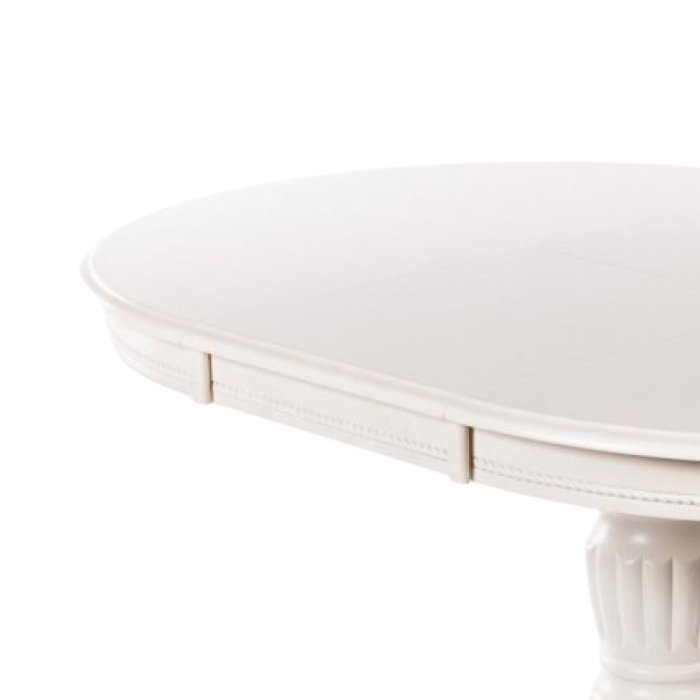 Стол раскладной Toskana 90(125)х90х75 молочно-белый