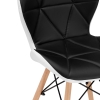Деревянный стул PC-027 black / white
