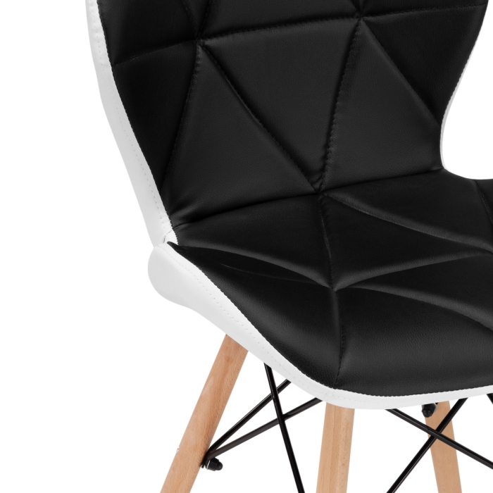 Деревянный стул PC-027 black / white