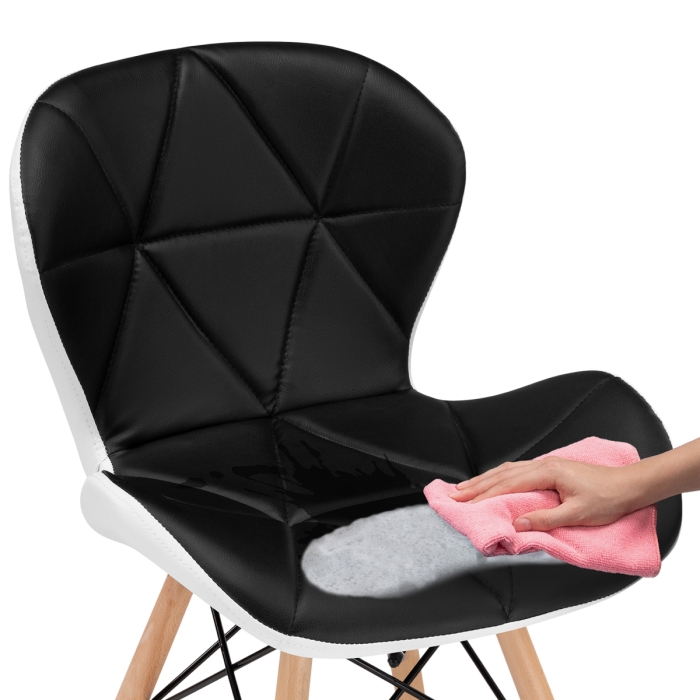 Деревянный стул PC-027 black / white