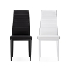 Стул на металлокаркасе DC2-001 black / white