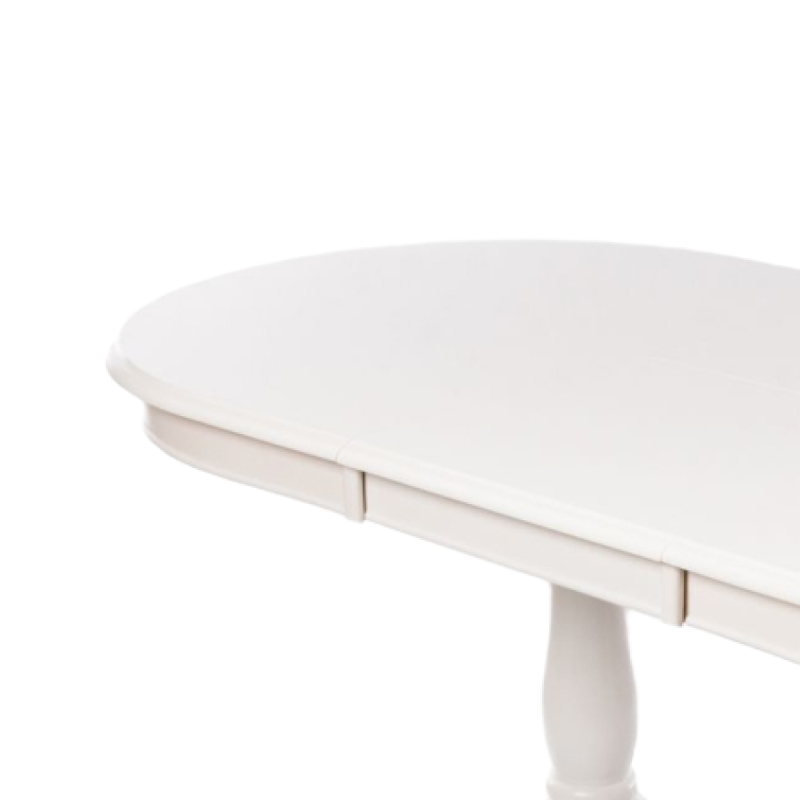 Стол раскладной EV Elva 120(159)х80х75 молочный