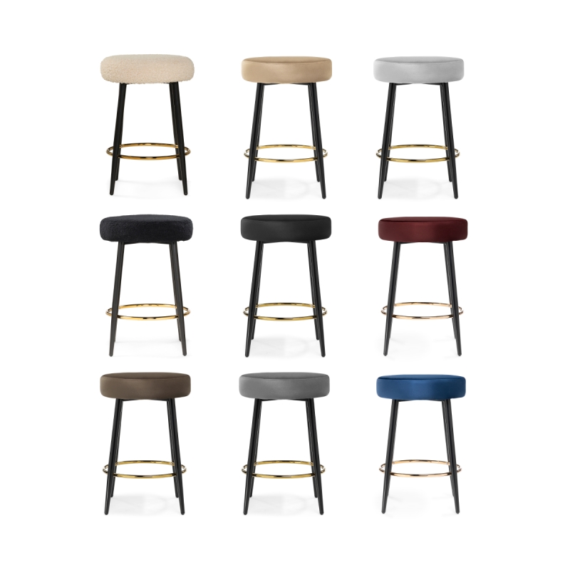 Барный стул Plato light gray