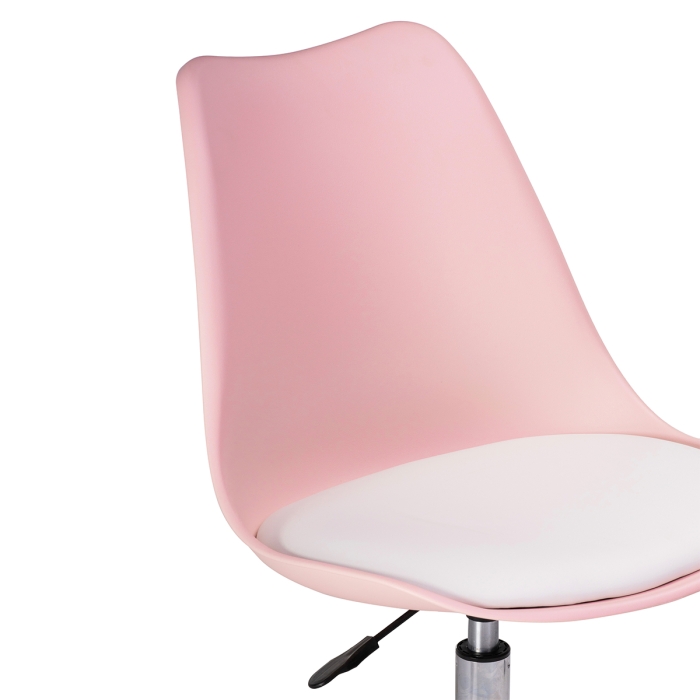 Компьютерное кресло Kolin pink / white