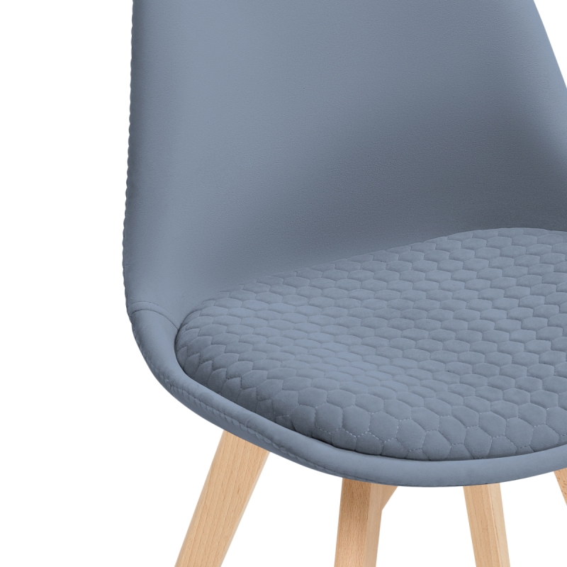 Деревянный стул Bonuss blue / wood